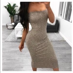 Taupe dress